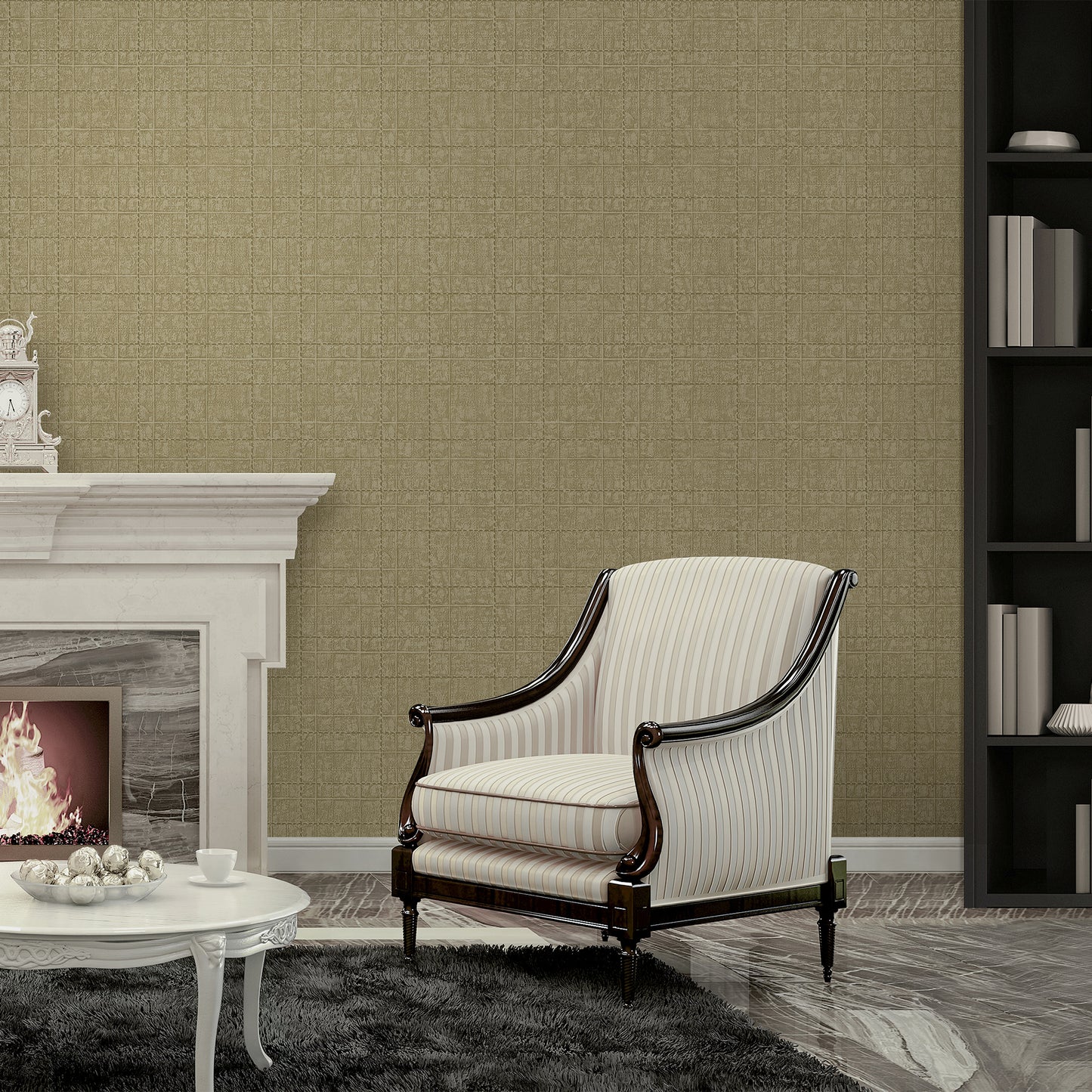 SIGNATURE | Modern Square Patterned Wallpaper