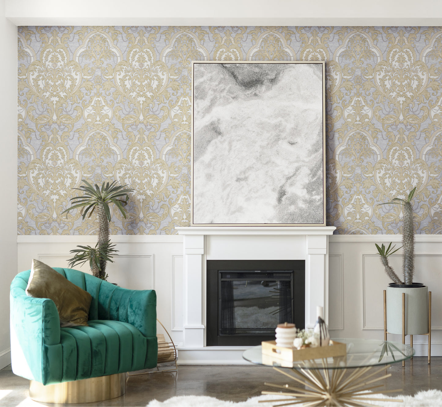 SIGNATURE | Classical Damask Pattern Wallpaper