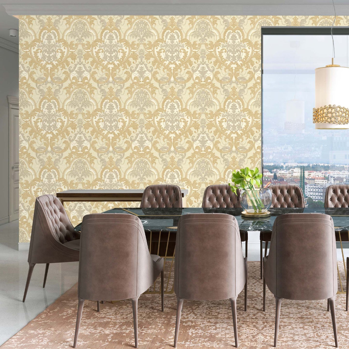 SIGNATURE | Classical Damask Pattern Wallpaper