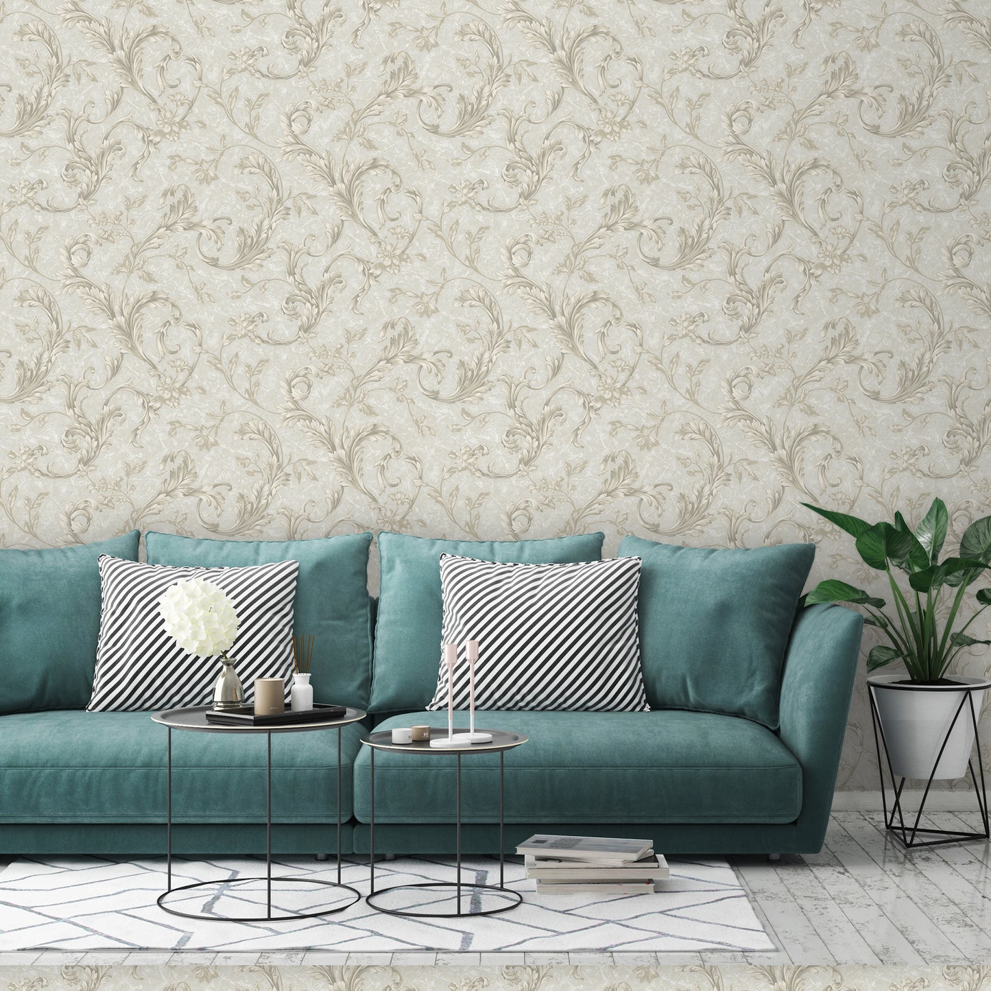 SIGNATURE | Leaf Pattern Wallpaper