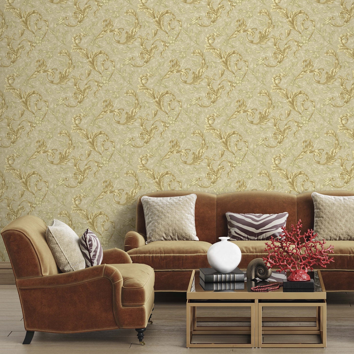 SIGNATURE | Leaf Pattern Wallpaper