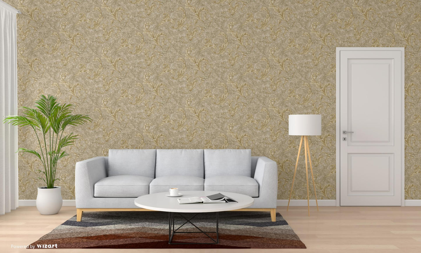 SIGNATURE | Leaf Pattern Wallpaper