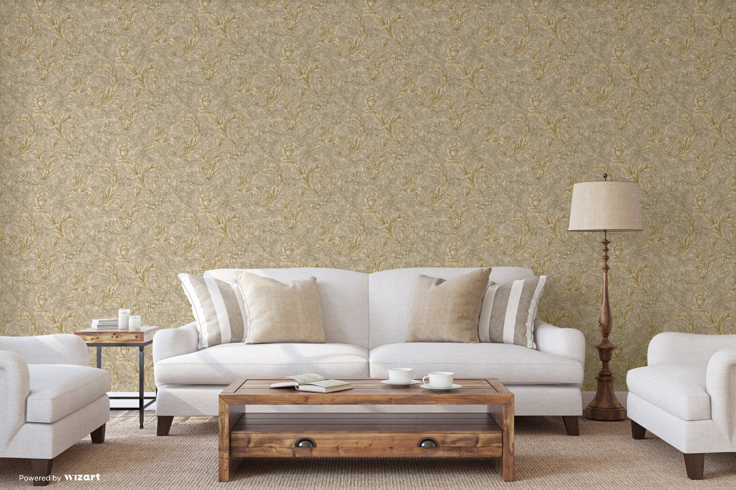 SIGNATURE | Leaf Pattern Wallpaper