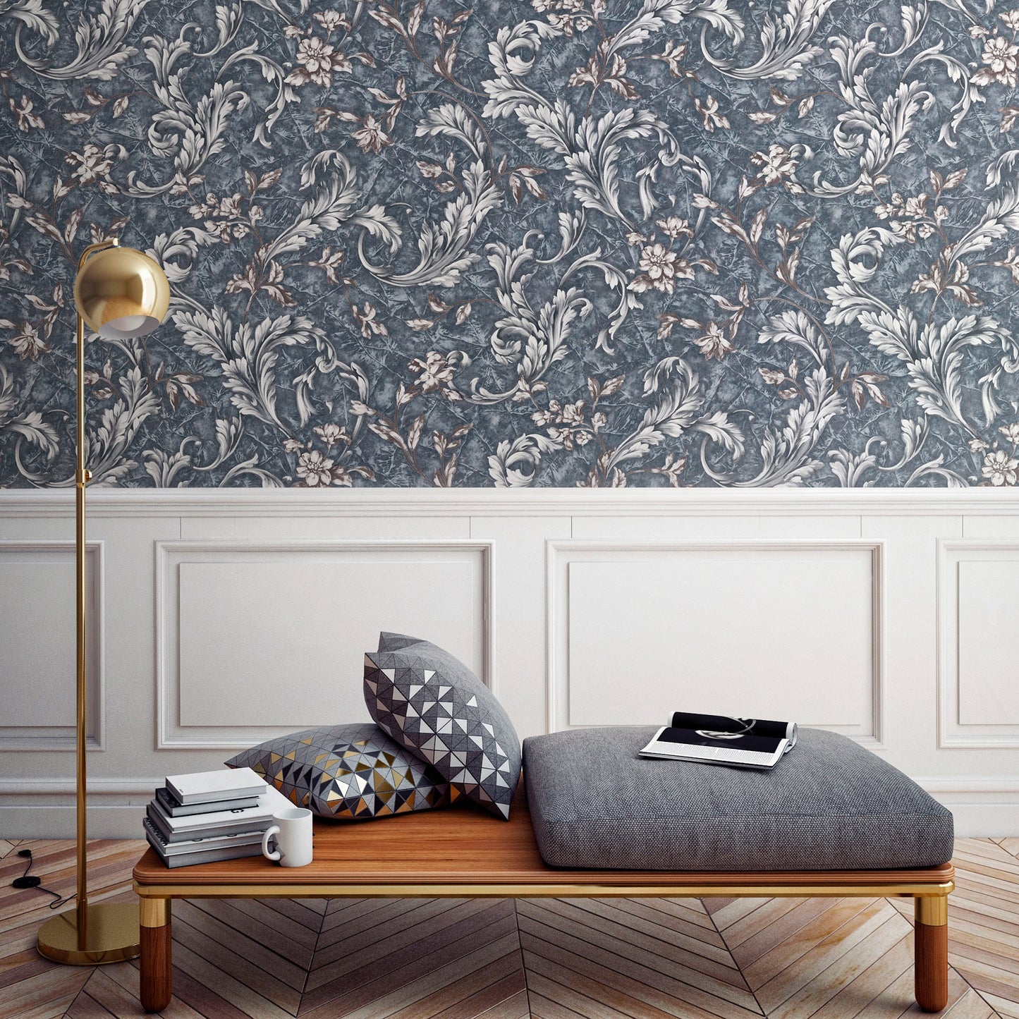 SIGNATURE | Leaf Pattern Wallpaper