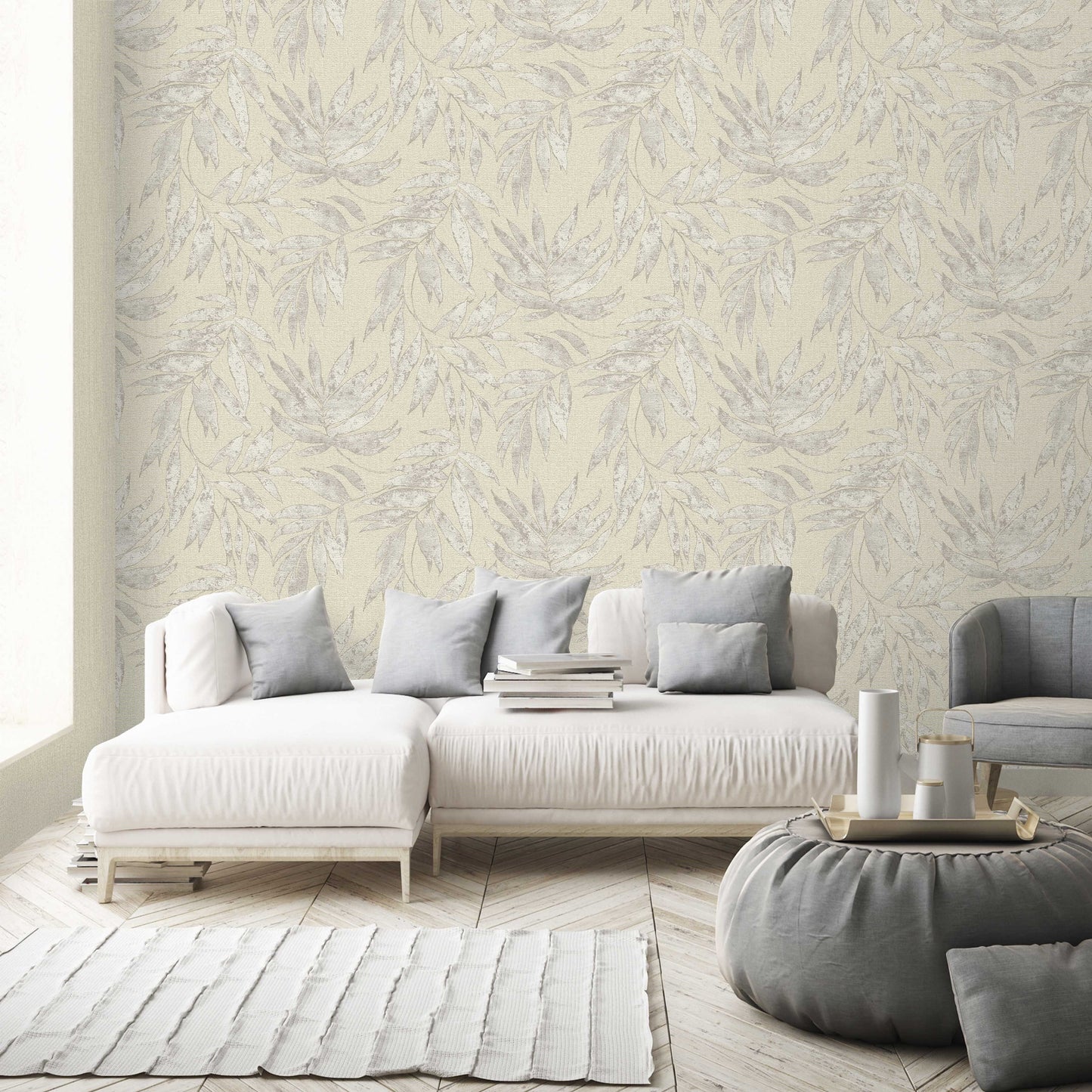 SIGNATURE | Leaf Pattern Wallpaper