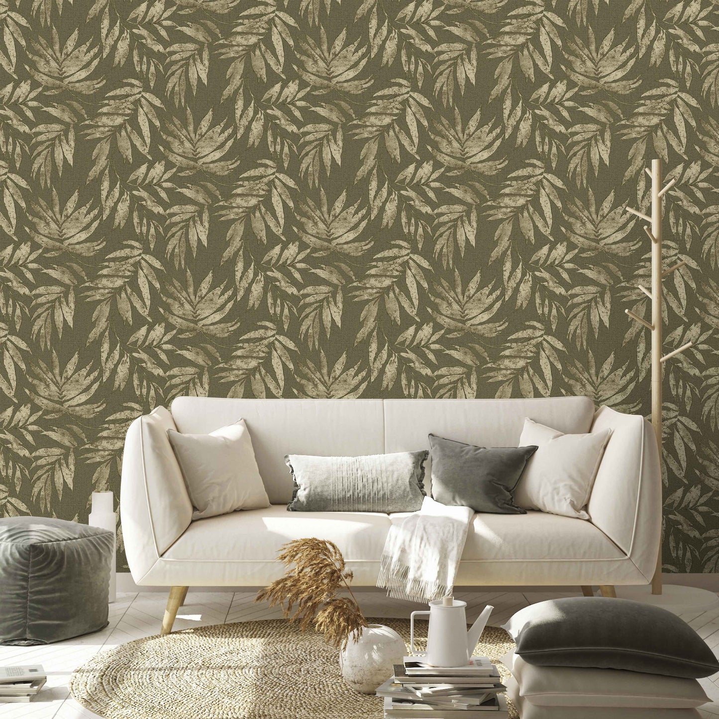 SIGNATURE | Leaf Pattern Wallpaper