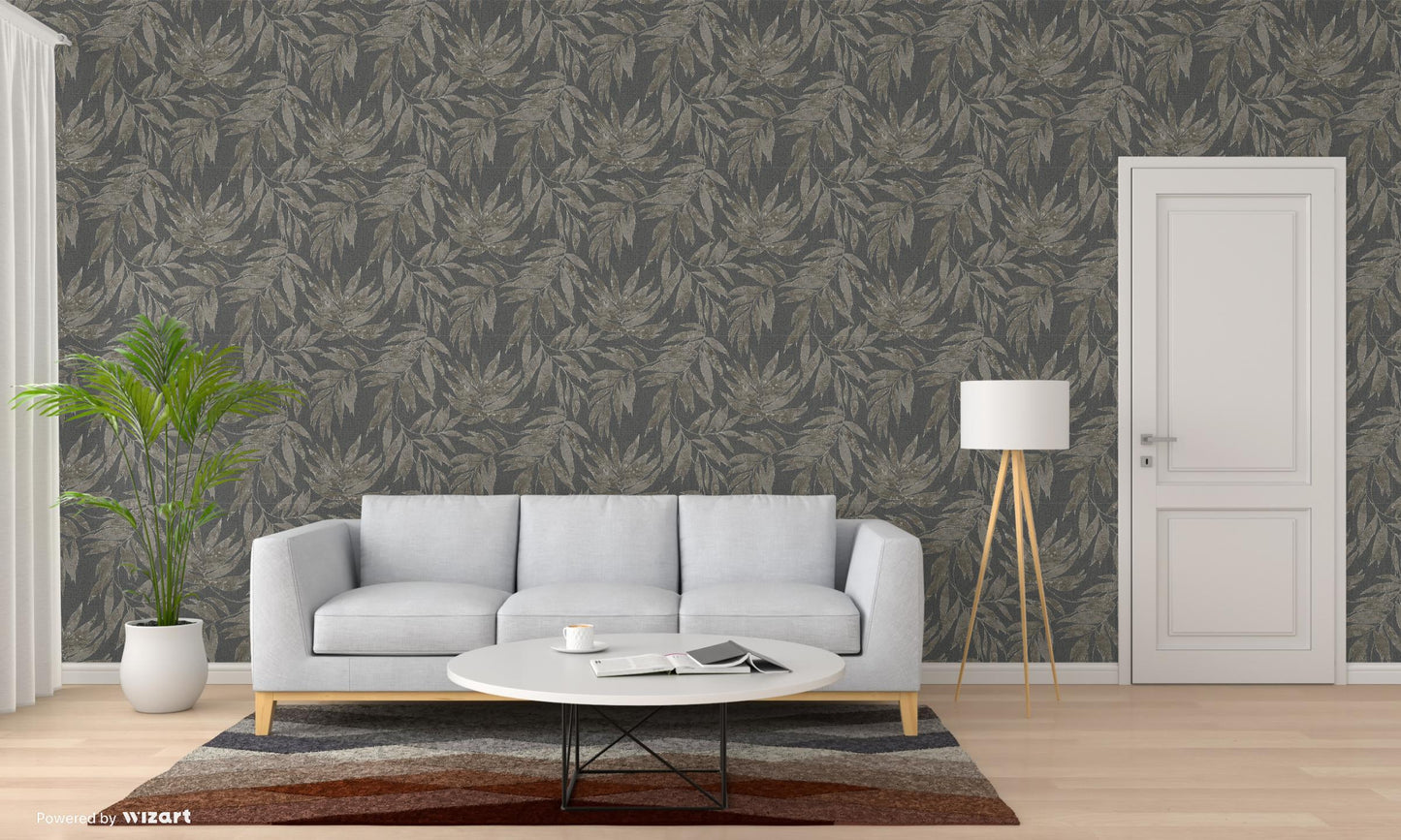 SIGNATURE | Leaf Pattern Wallpaper