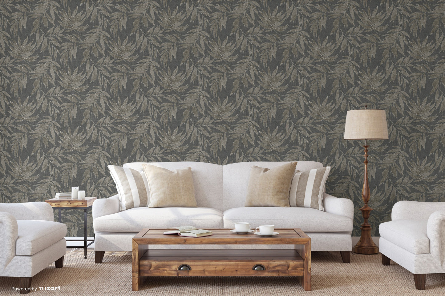 SIGNATURE | Leaf Pattern Wallpaper