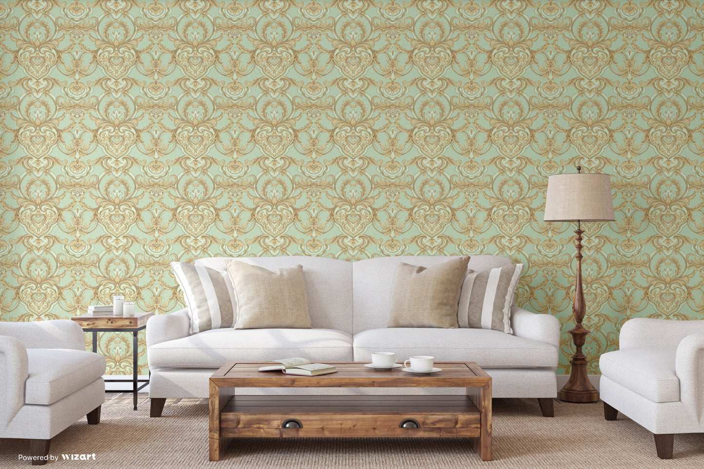 SEYYAH | Classical Damask Wallpaper