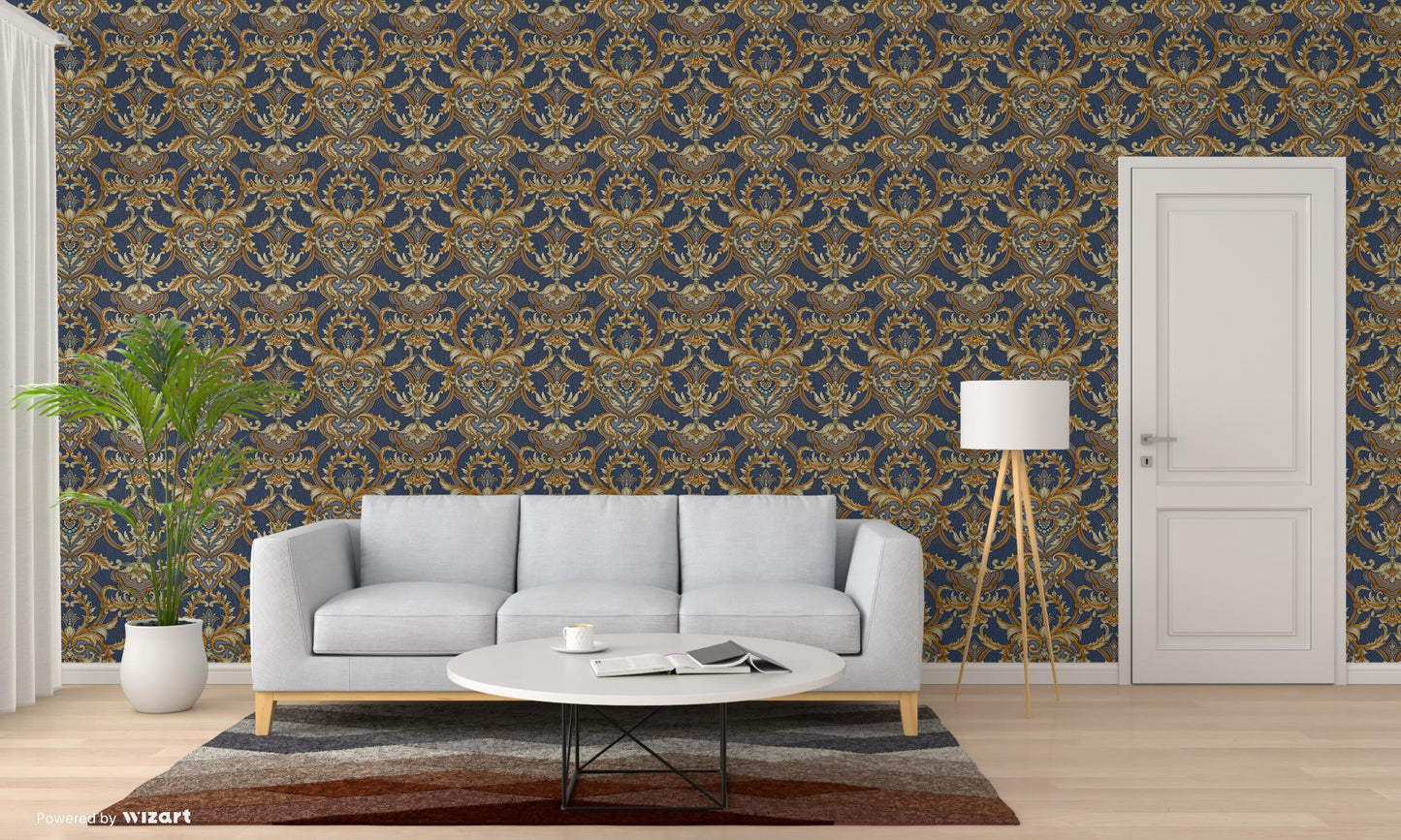 SEYYAH | Classical Damask Wallpaper