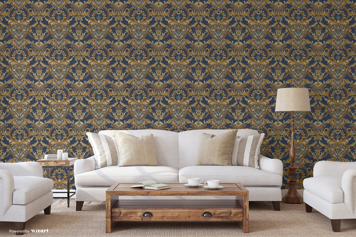 SEYYAH | Classical Damask Wallpaper