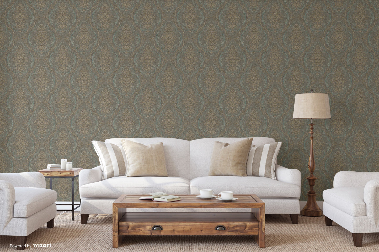 SEYYAH COLLECTION | Damask Wallpaper