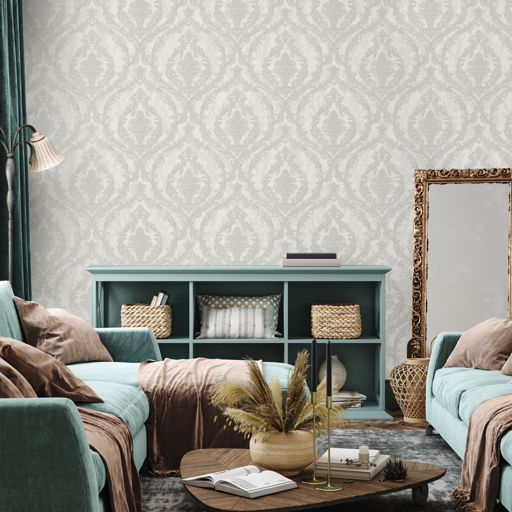 DANTE I Damask Design Wallpaper