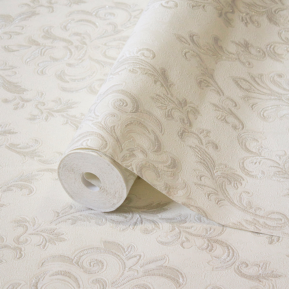 DANTE I Rich Damask Design Wallpaper