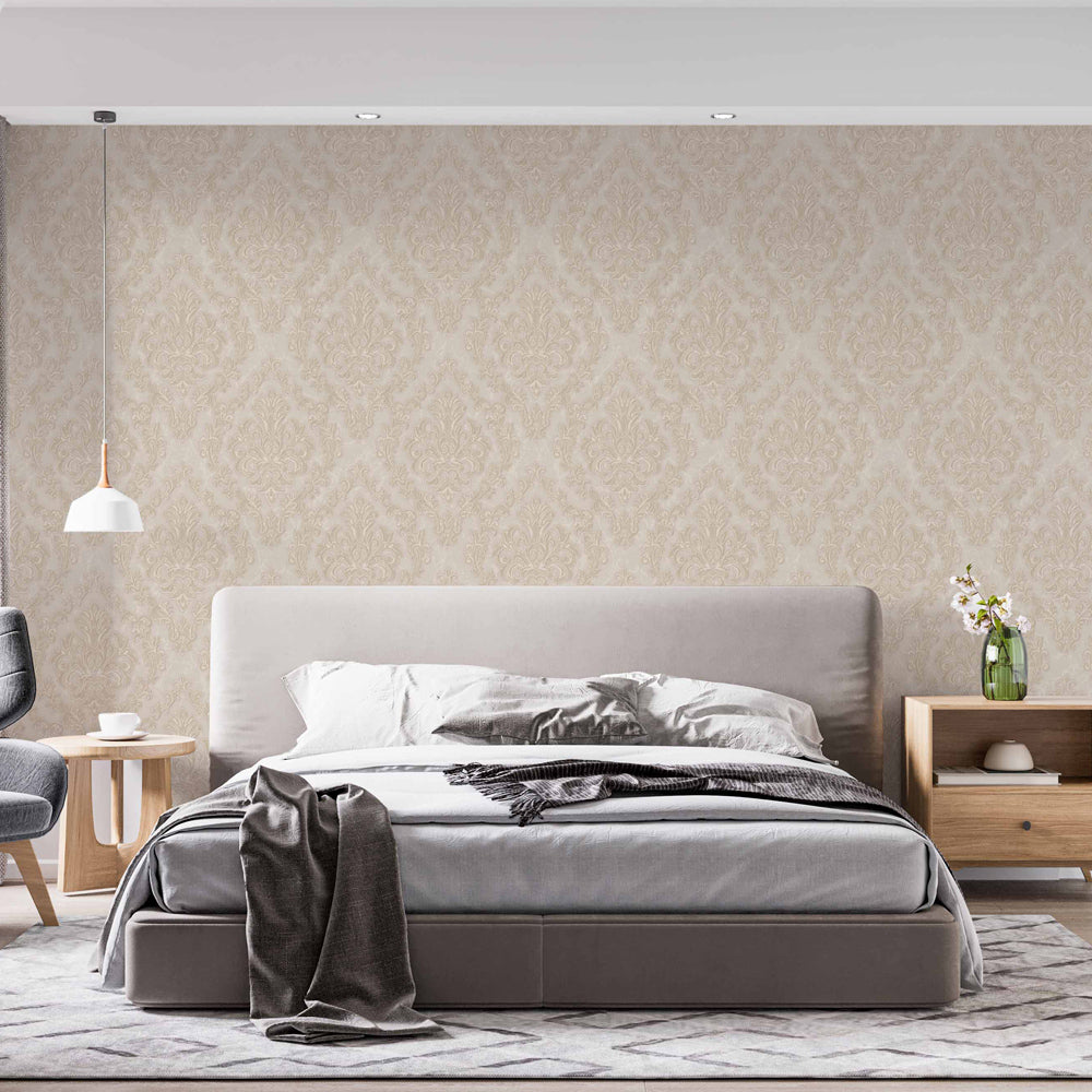 DANTE I Rich Damask Design Wallpaper