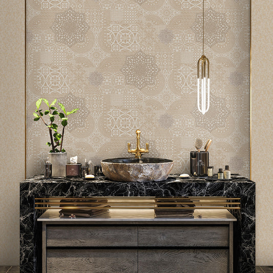 DANTE | Geometric Damask Design Wallpaper