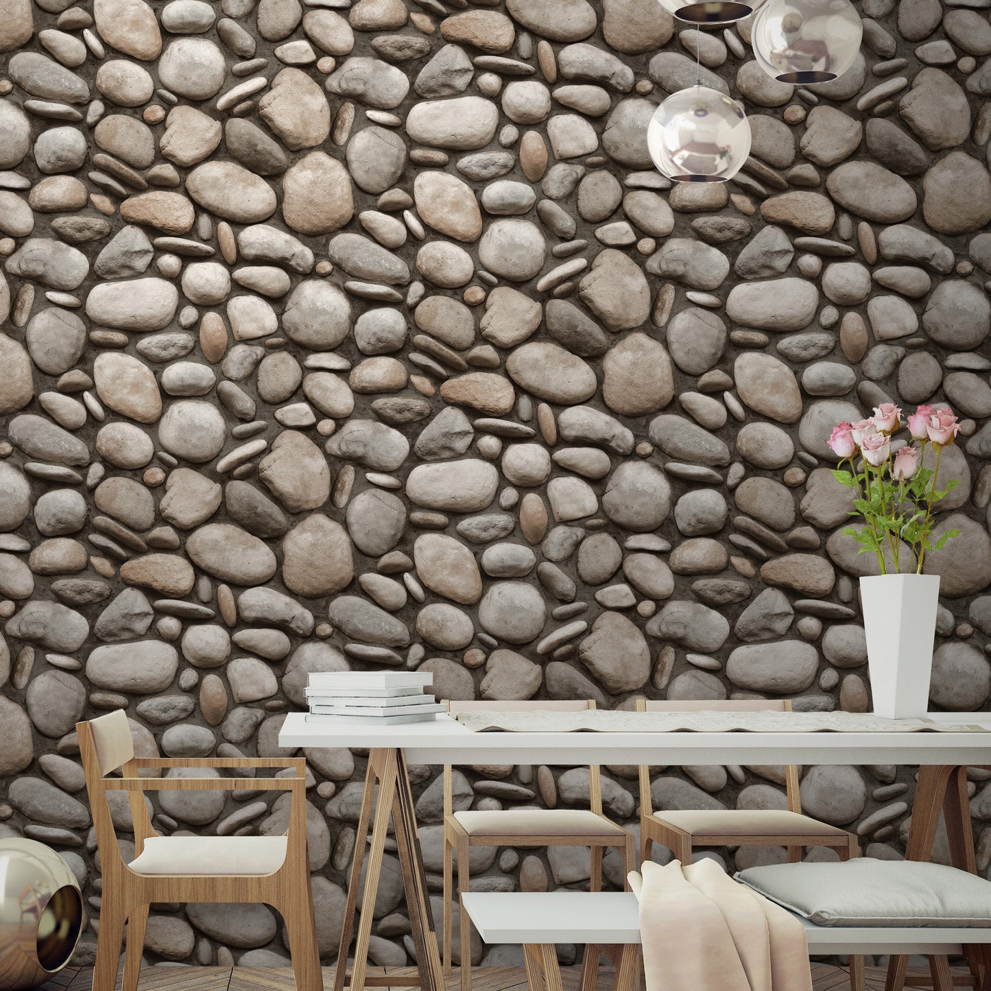 ANKA | Natural stone pattern wallpaper