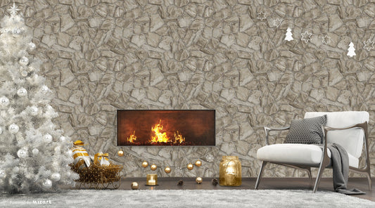 ANKA | Natural stone pattern wallpaper