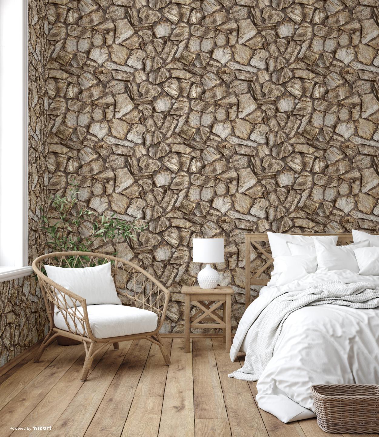 ANKA | Natural stone pattern wallpaper