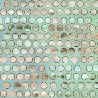 INDIGO | Mother-of-pearl dots design wallpaper