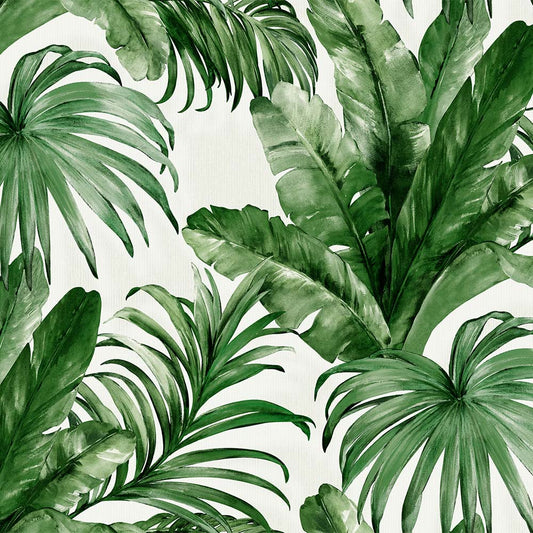 INDIGO | Palm leaves and Tropical Jungle inspired wallpaper