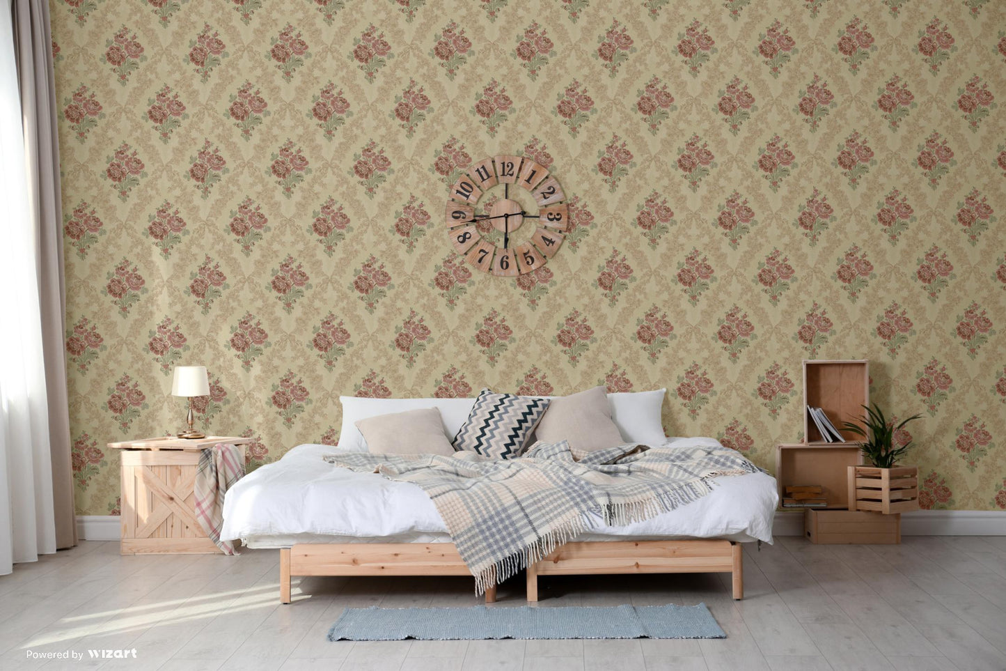 KALINKA | Classic Floral Damask ornament wallpaper