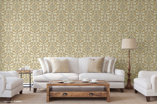 RUMI | Damask pattern wallpaper