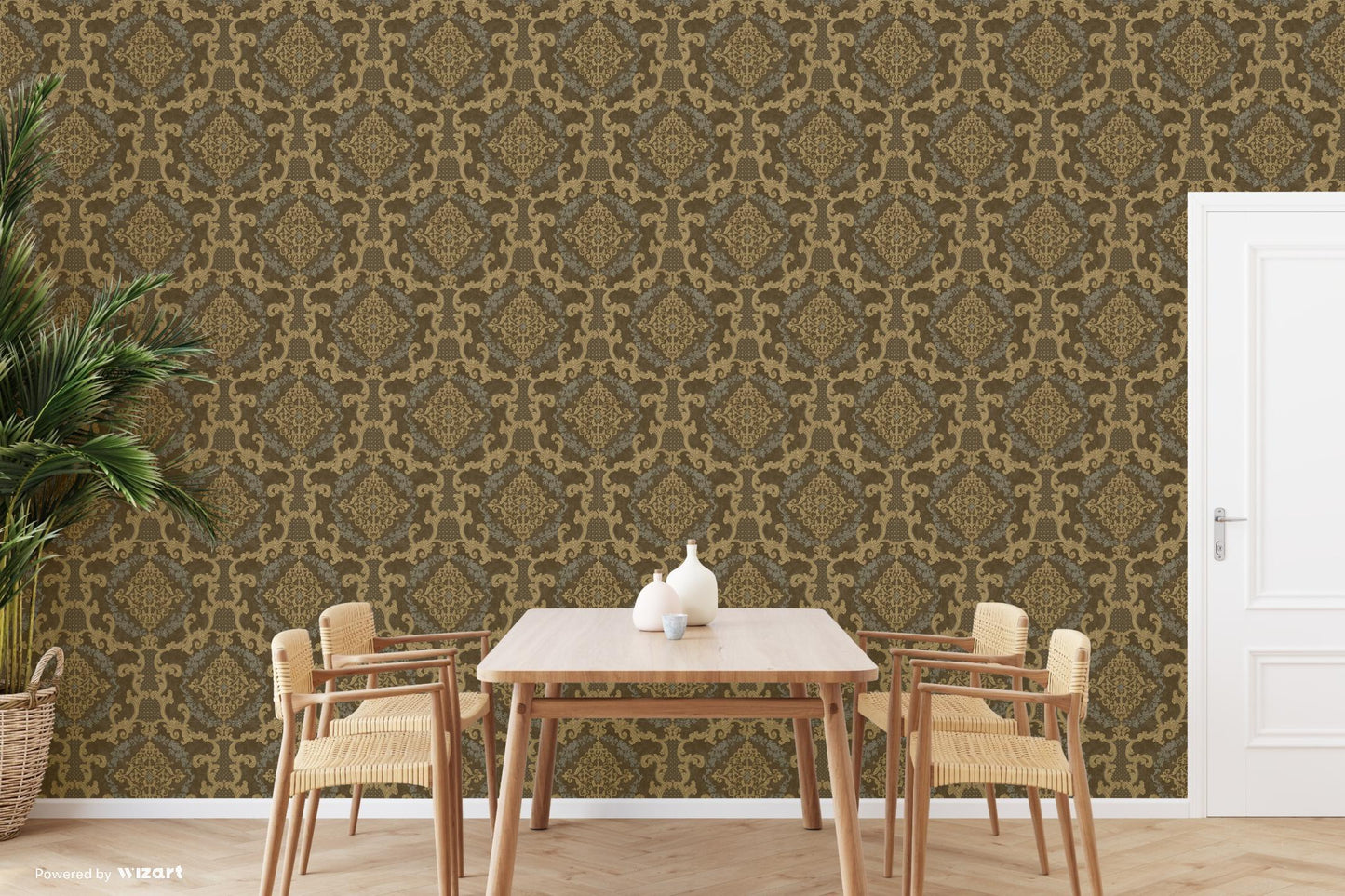 RUMI | Damask pattern wallpaper