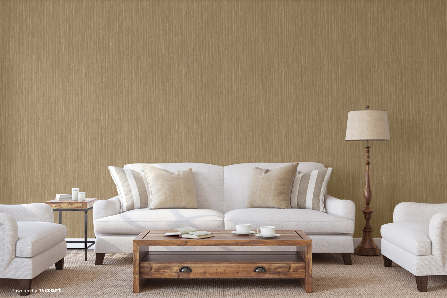 RUMI | Textured plain wallpaper