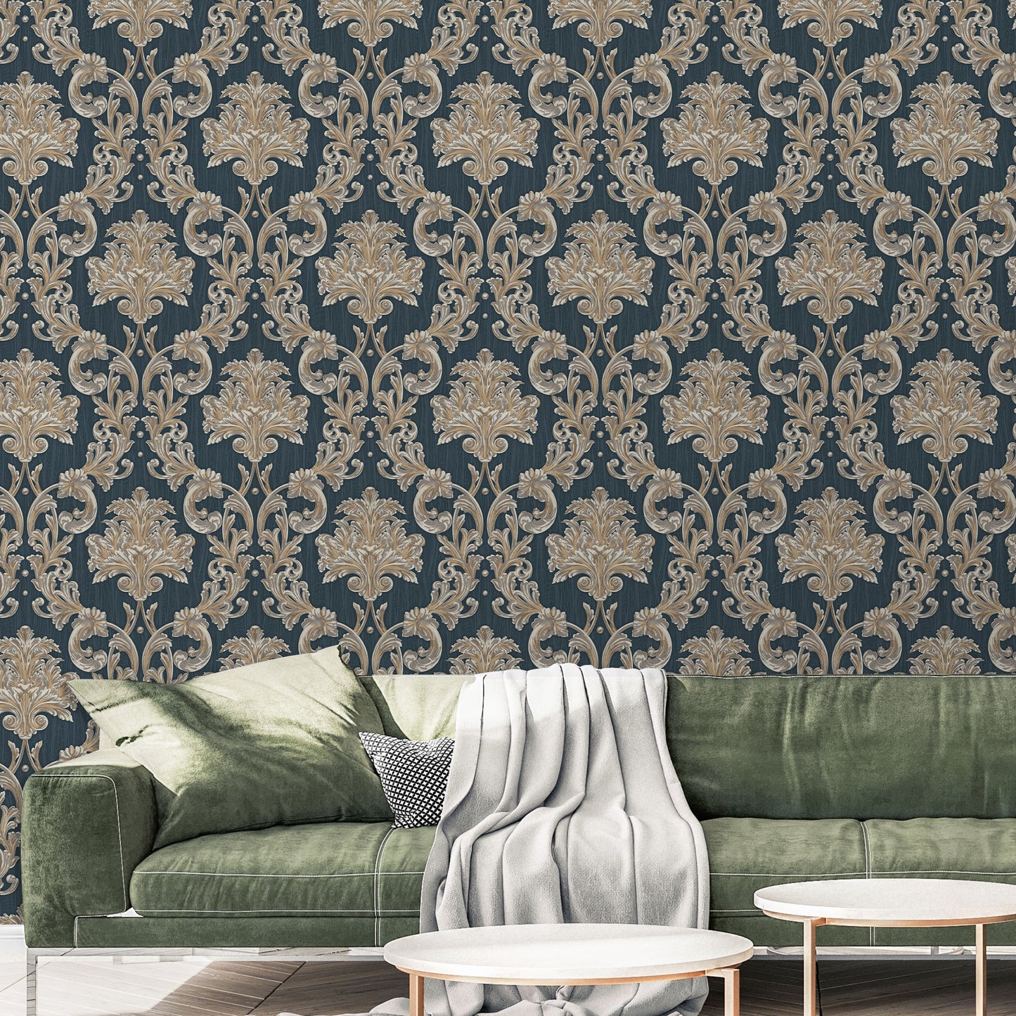 RUMI | Damask rich ornament wallpaper