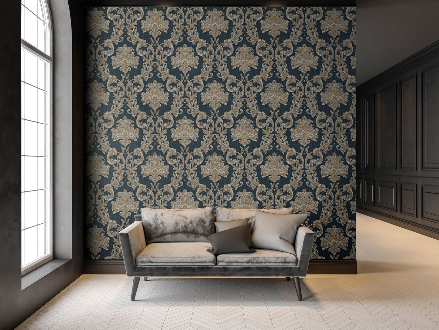 RUMI | Damask rich ornament wallpaper