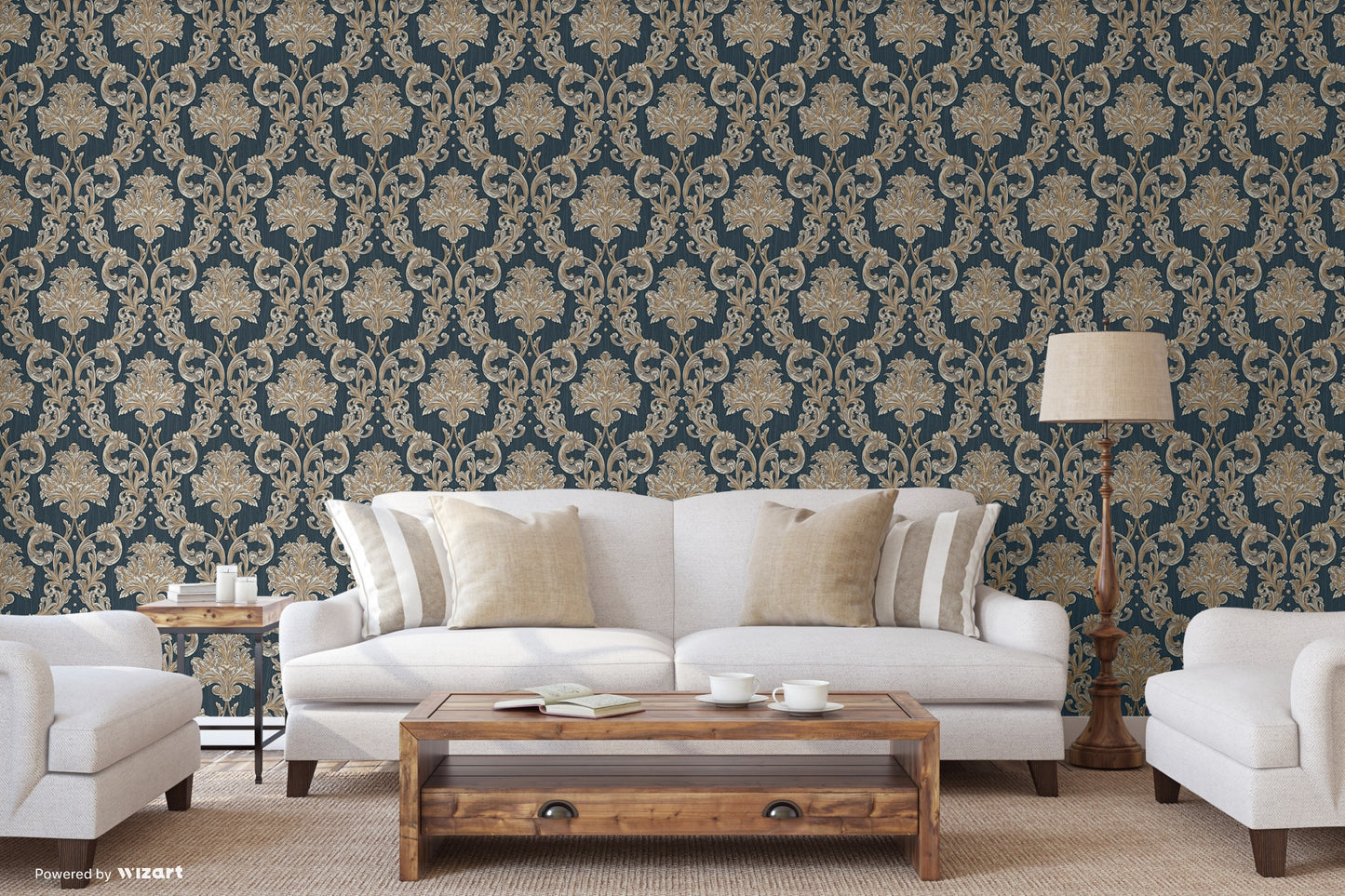 RUMI | Damask rich ornament wallpaper