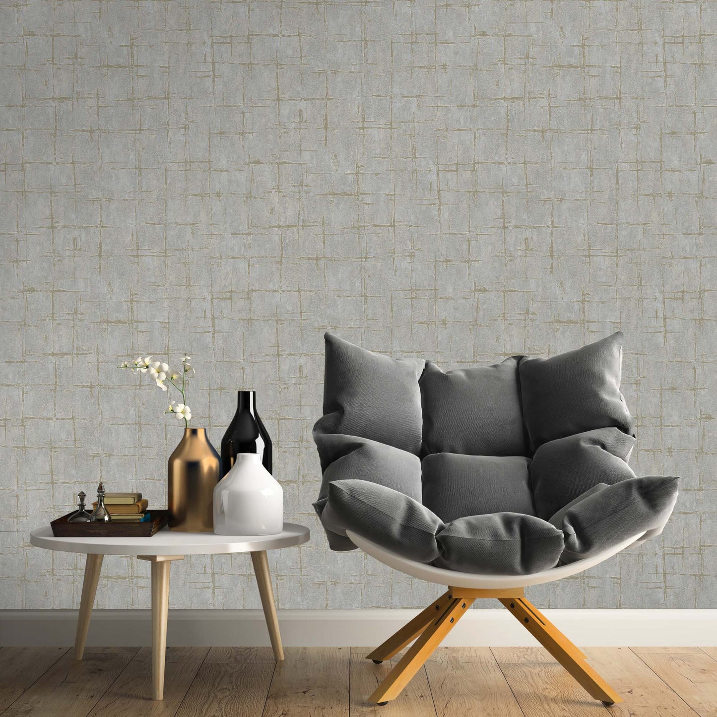 SEVEN | Texture and scratches modern pattern wallpaper