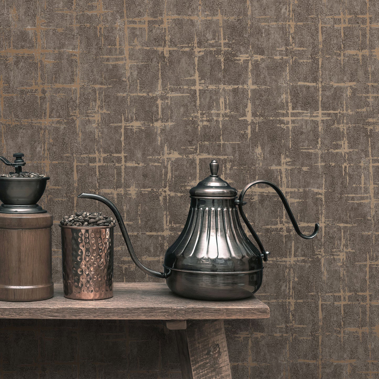 SEVEN | Texture and scratches modern pattern wallpaper