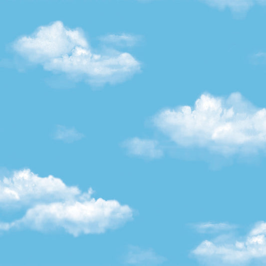 KIDS | Blue sky wallpaper with realistic clouds