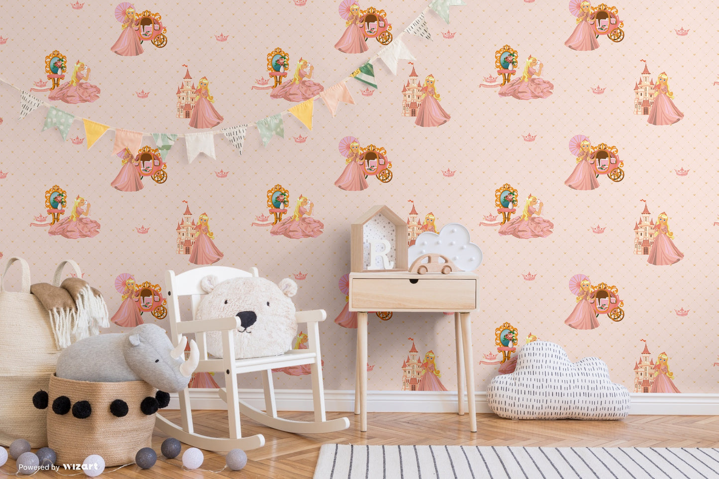 KIDS | Wallpaper with princess and cat together