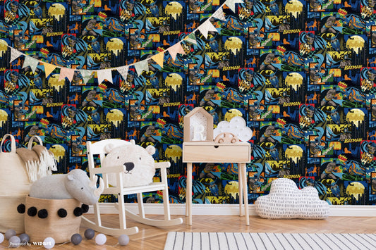 KIDS | Batman figured and dark colored wallpaper