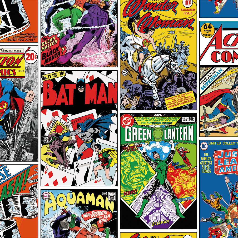 KIDS | Wallpapers with comic book covers from DC