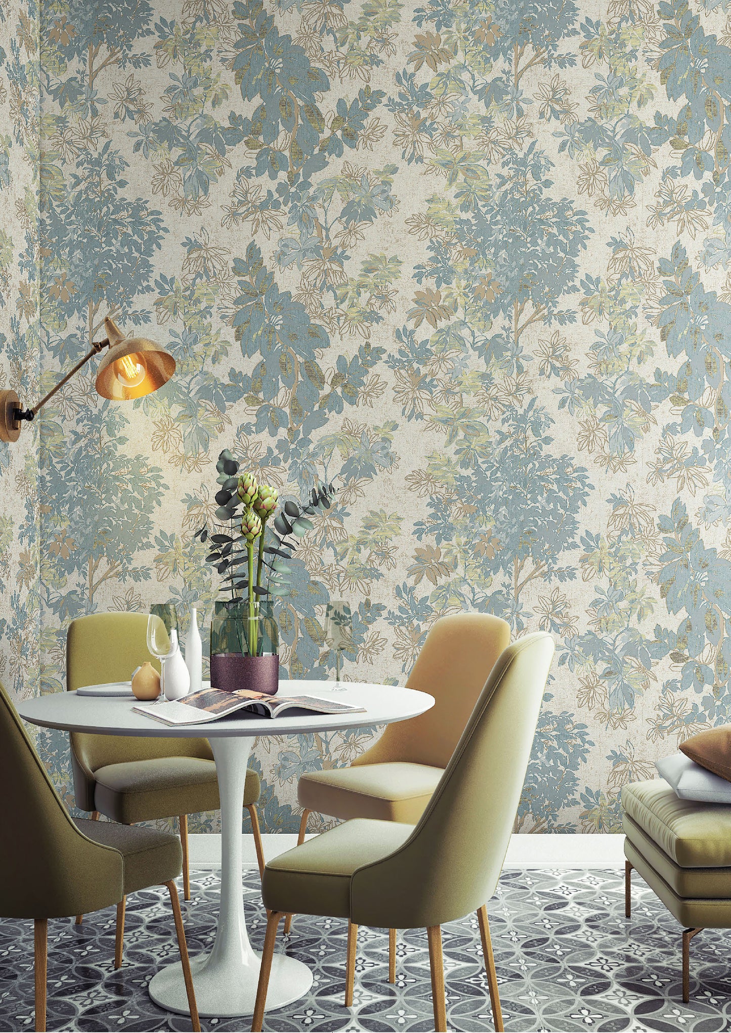 TROPICANO| Leaf Pattern Wallpaper That Will Make Your Rooms Look Stylish and Simple