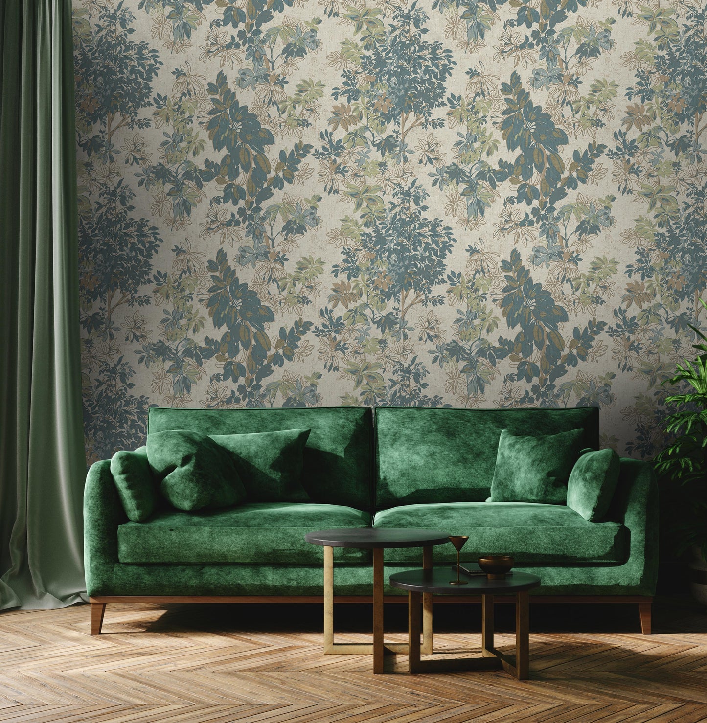 TROPICANO| Leaf Pattern Wallpaper That Will Make Your Rooms Look Stylish and Simple