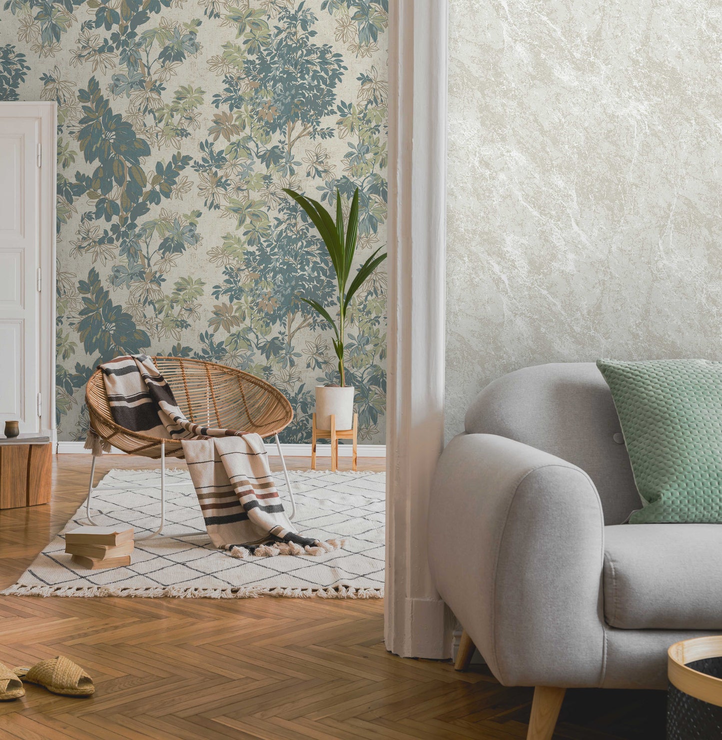 TROPICANO| Leaf Pattern Wallpaper That Will Make Your Rooms Look Stylish and Simple