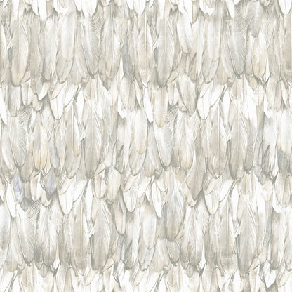 TROPICANO | Modern Bird Feather Patterned Wallpaper