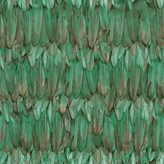 TROPICANO | Modern Bird Feather Patterned Wallpaper