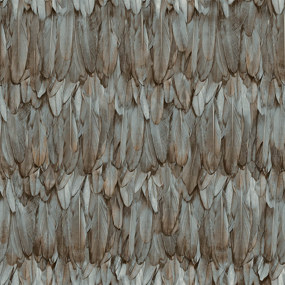 TROPICANO | Modern Bird Feather Patterned Wallpaper